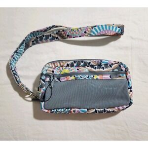 VERA BRADLEY Sunnv Medallion LIGHTEN UP DELUXE ORGANIZER MAKE-UP‎ CASE Crossbody